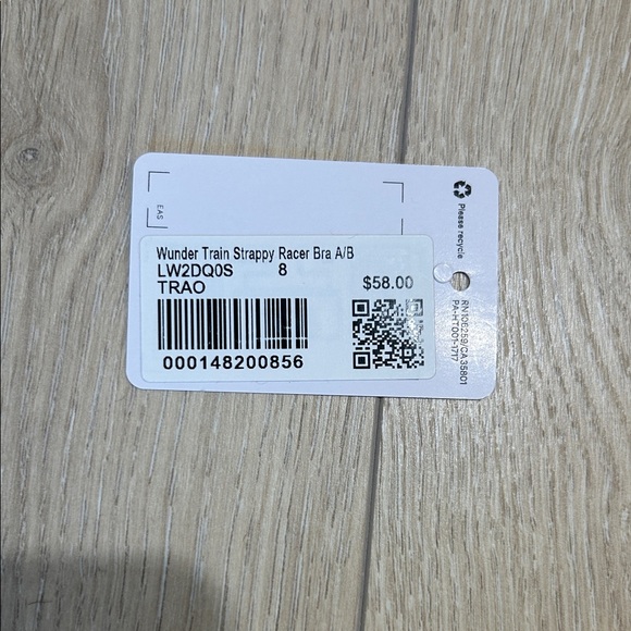 Set of 2 lululemon Wunder Train Sports Bras - size 8 - Picture 7 of 7